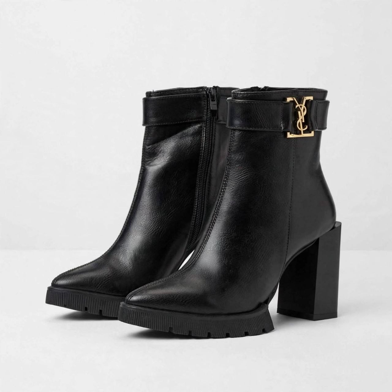 چکمه بوت پاشنه 7 سانت YSL